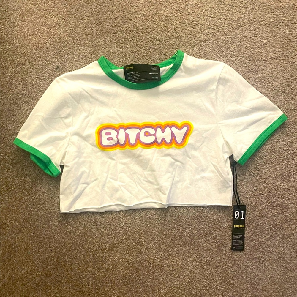 Finesse Bitchy Crop Top